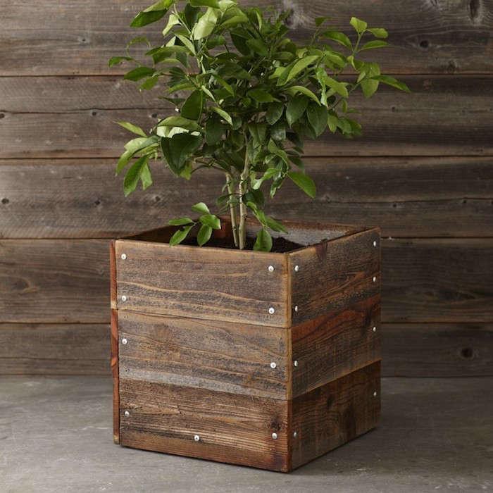 How to make a wood pallet planter box?