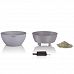 LECHUZA CUBETO COLOR Round Stone Look Poly Resin Self-watering Planter Set