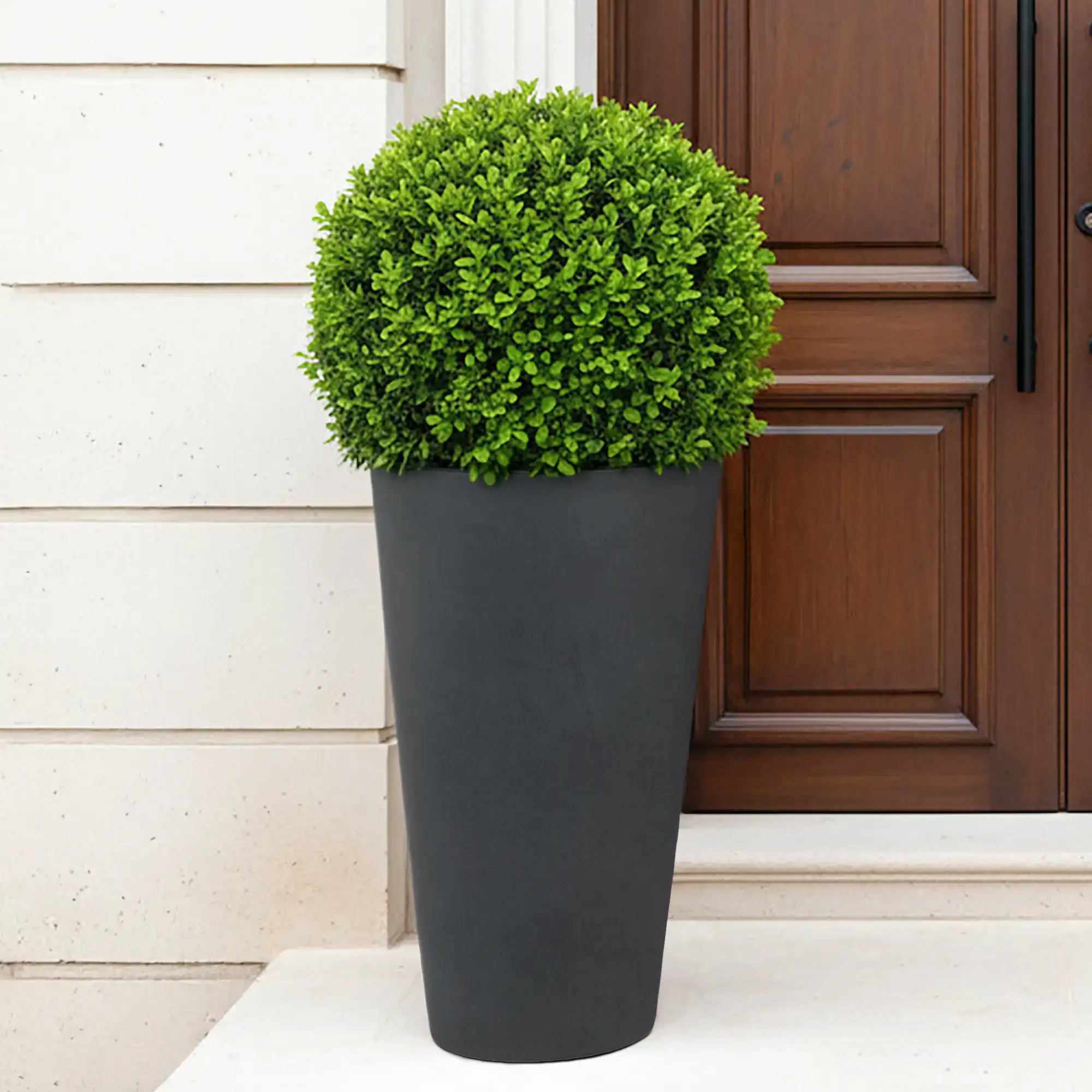IDEALIST Lite Contemporary Round Light Concrete Planter