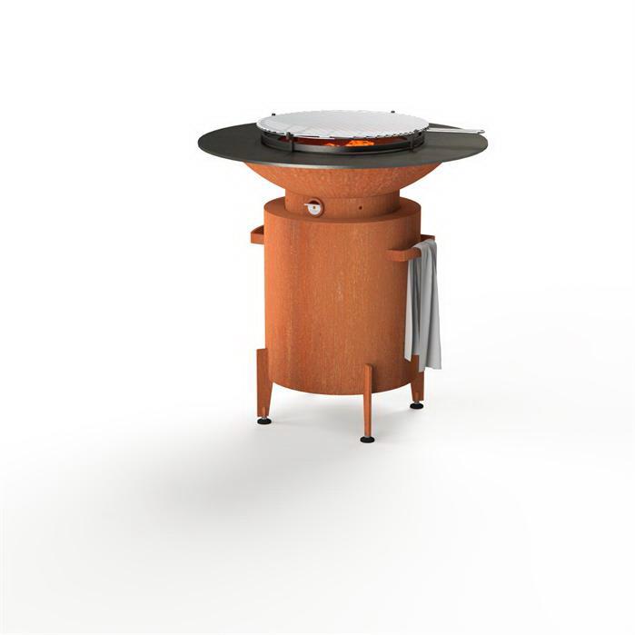Forno Cooking Round Base on Feets + Carrier + Grill