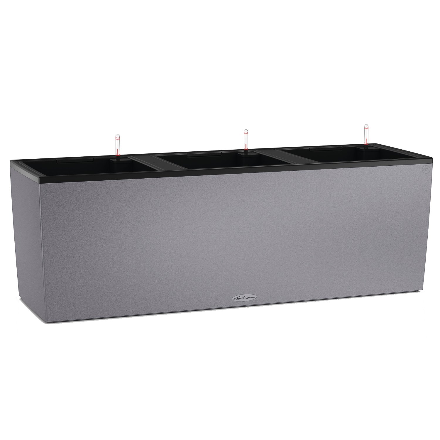 LECHUZA TRIO Stone Trough Poly Resin Self-watering Planter