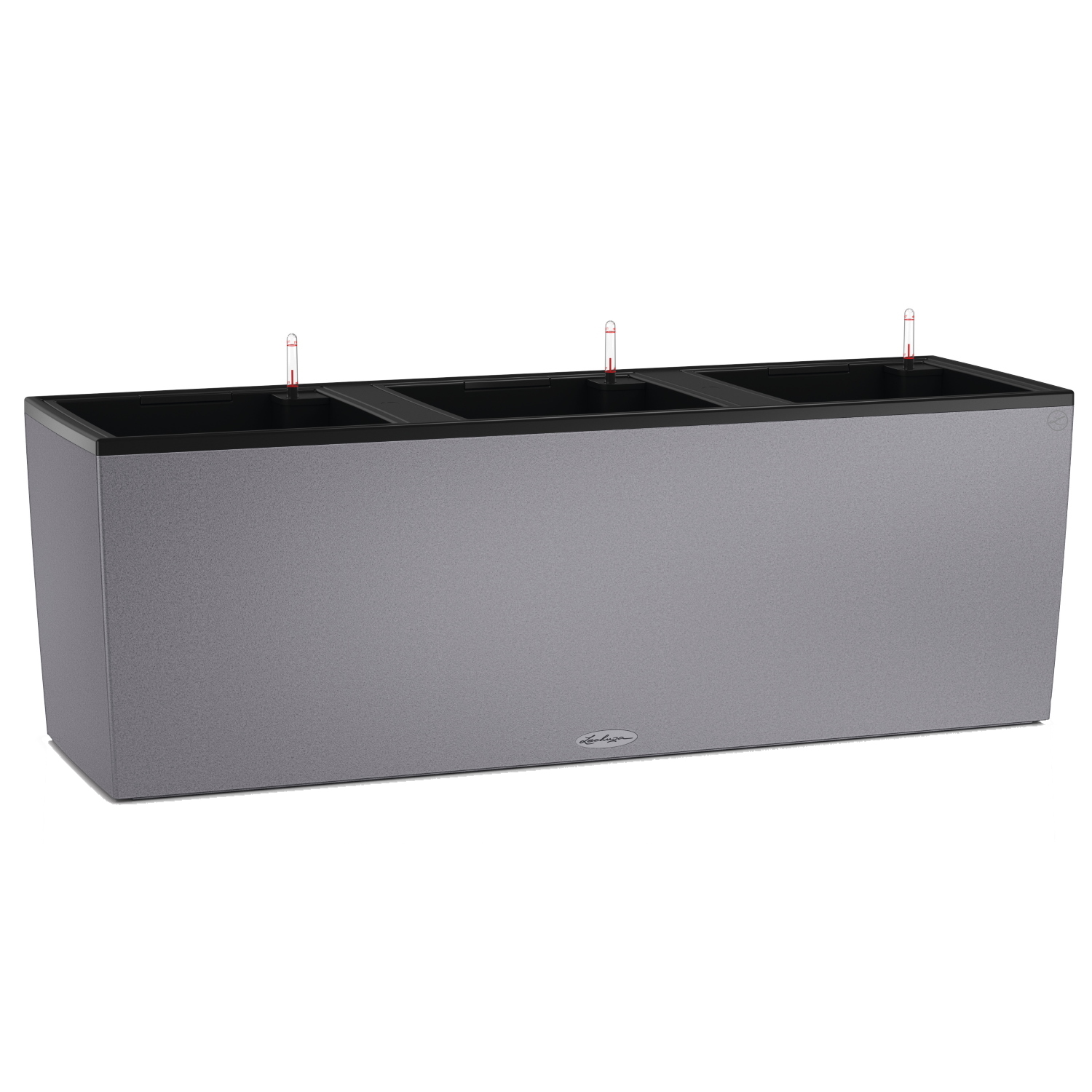 LECHUZA TRIO Stone Trough Poly Resin Self-watering Planter