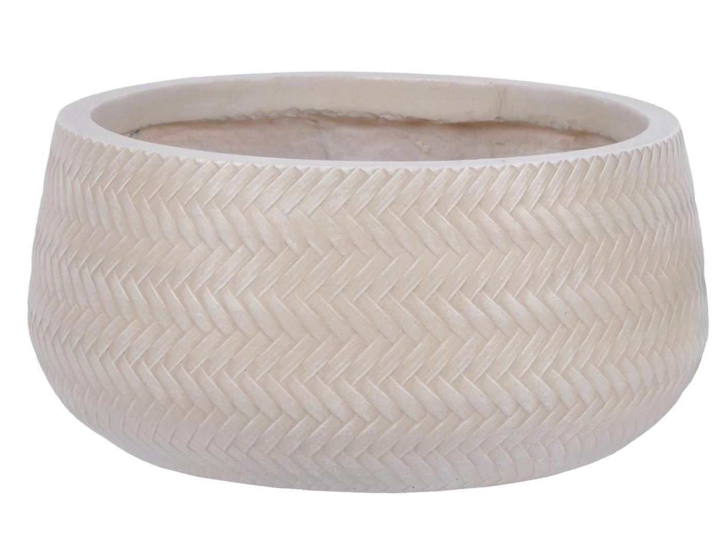 IDEALIST Lite Plaited Style Bowl Outdoor Planter