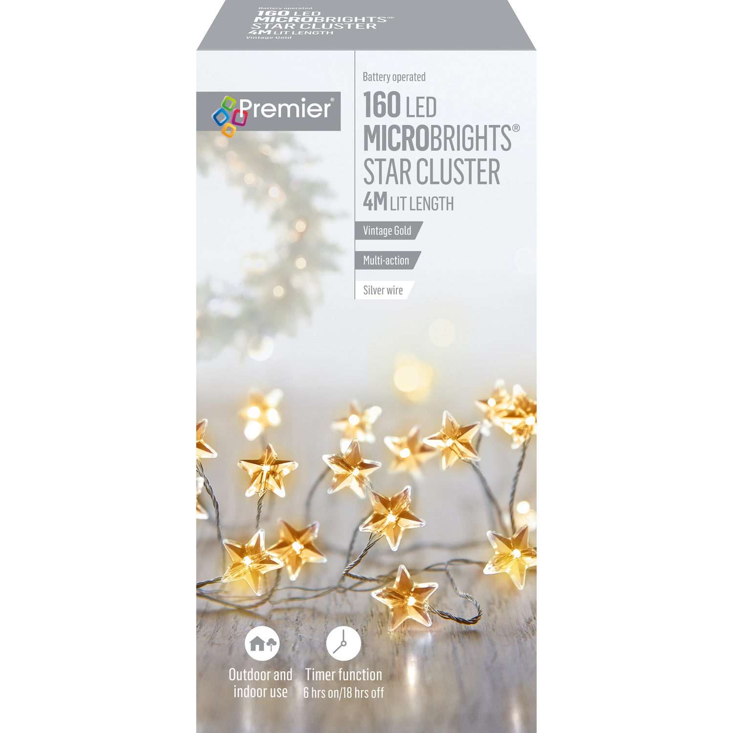 LED MICROBRIGHT Cluster Christmas Lights