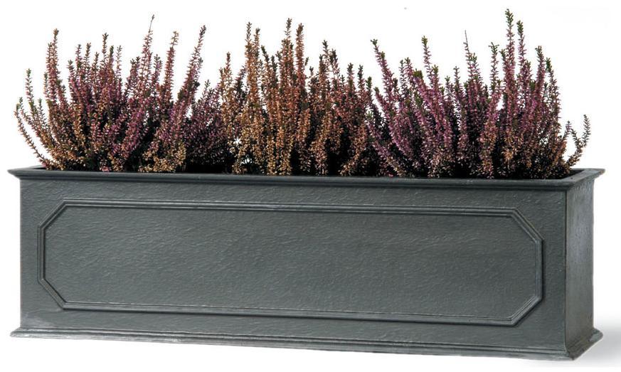 Stuart Window Flower Box Fiberglass Trough Faux Lead Planter Pot In/Out