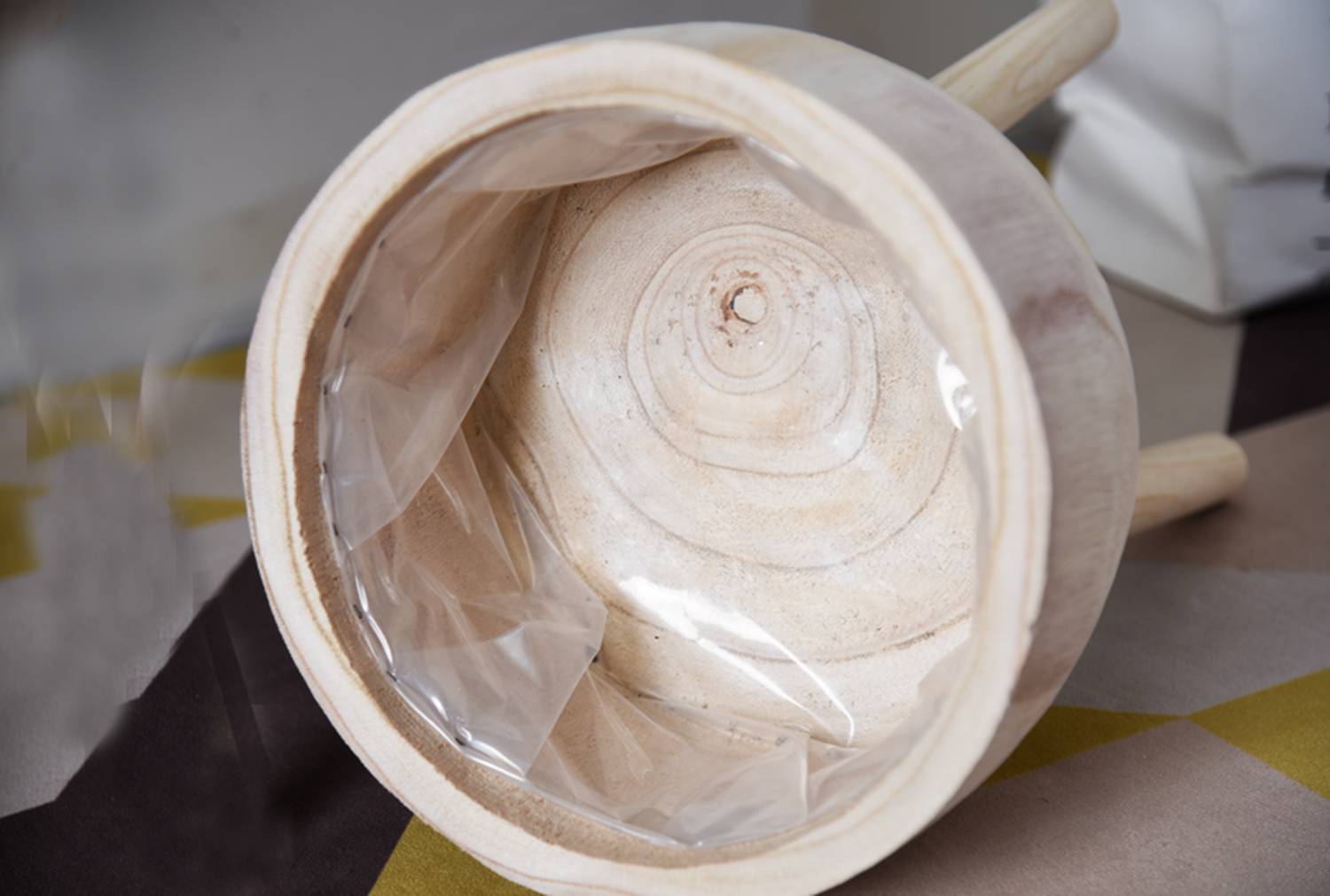 HORTICO GAIA Wooden House Planter with Legs, Tall Indoor Plant Pot Stand with Waterproof Liner