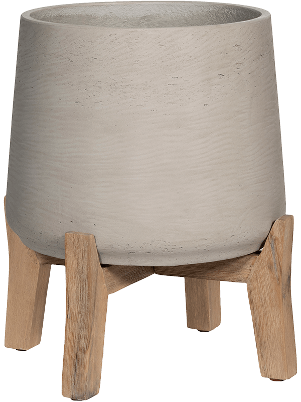 Rough Fibreclay Planter With Feet | Indoor and Outdoor Plant Pot