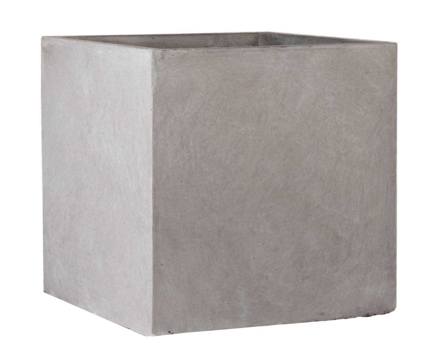 IDEALIST Lite Square Box Contemporary Light Concrete Planter