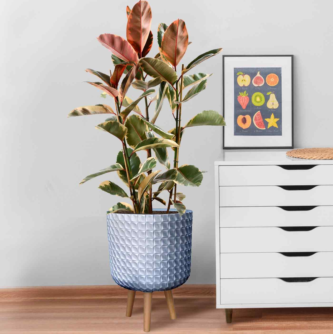 IDEALIST Lite Faceted Effect Planter on Legs