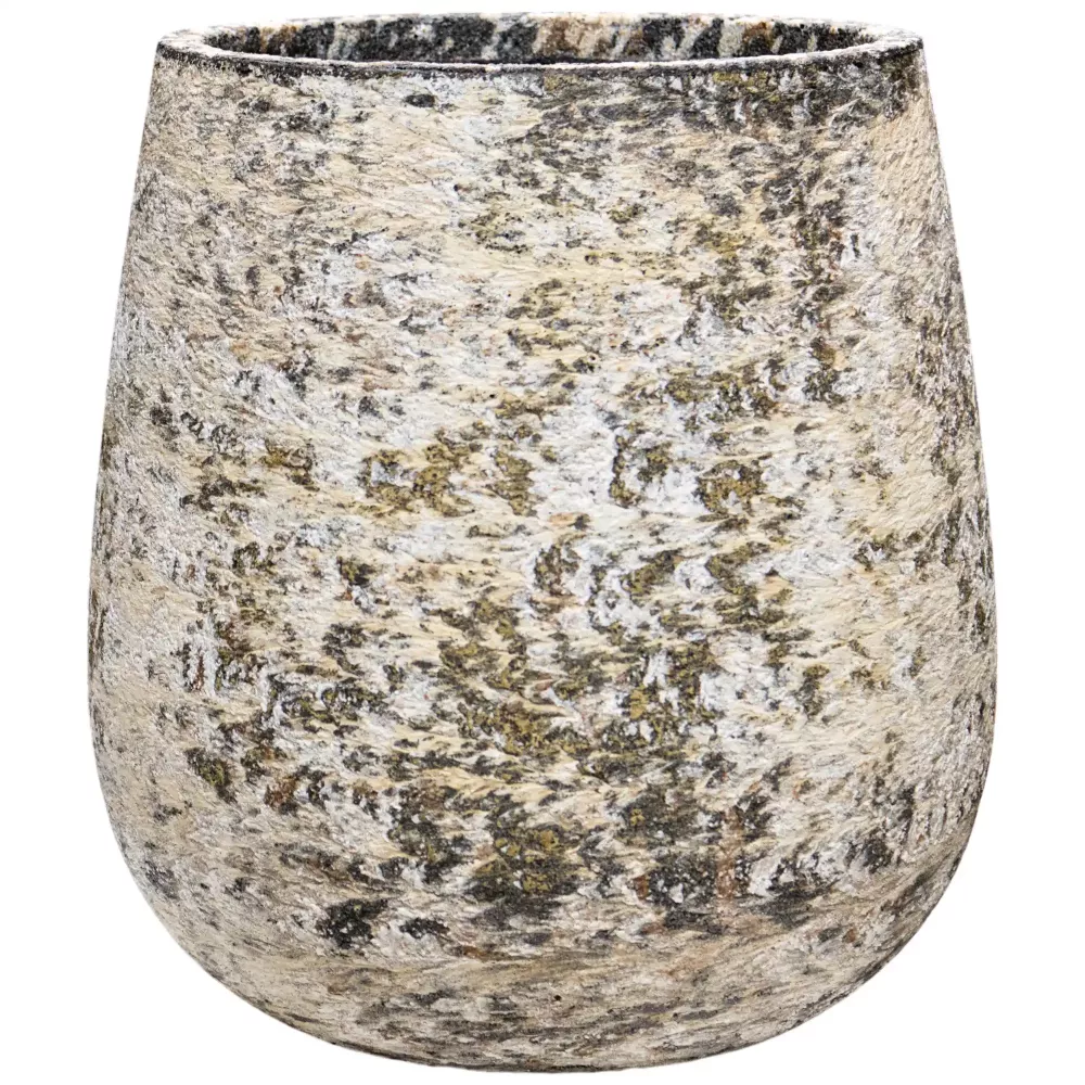 Atlas Round Planter | Fiberstone Indoor and Outdoor Plant Pot Vase