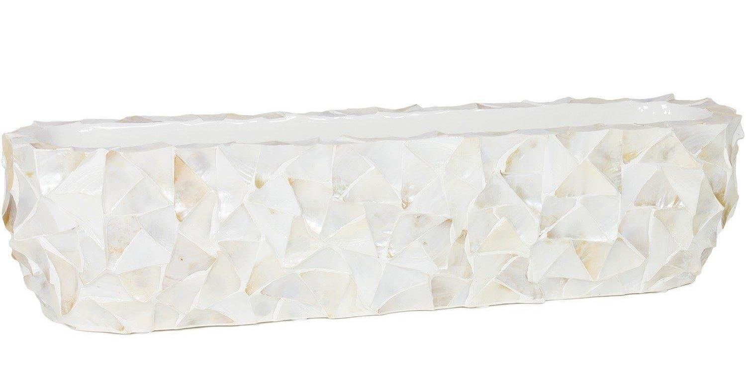 Shell Trough Polystone Indoor Planter
