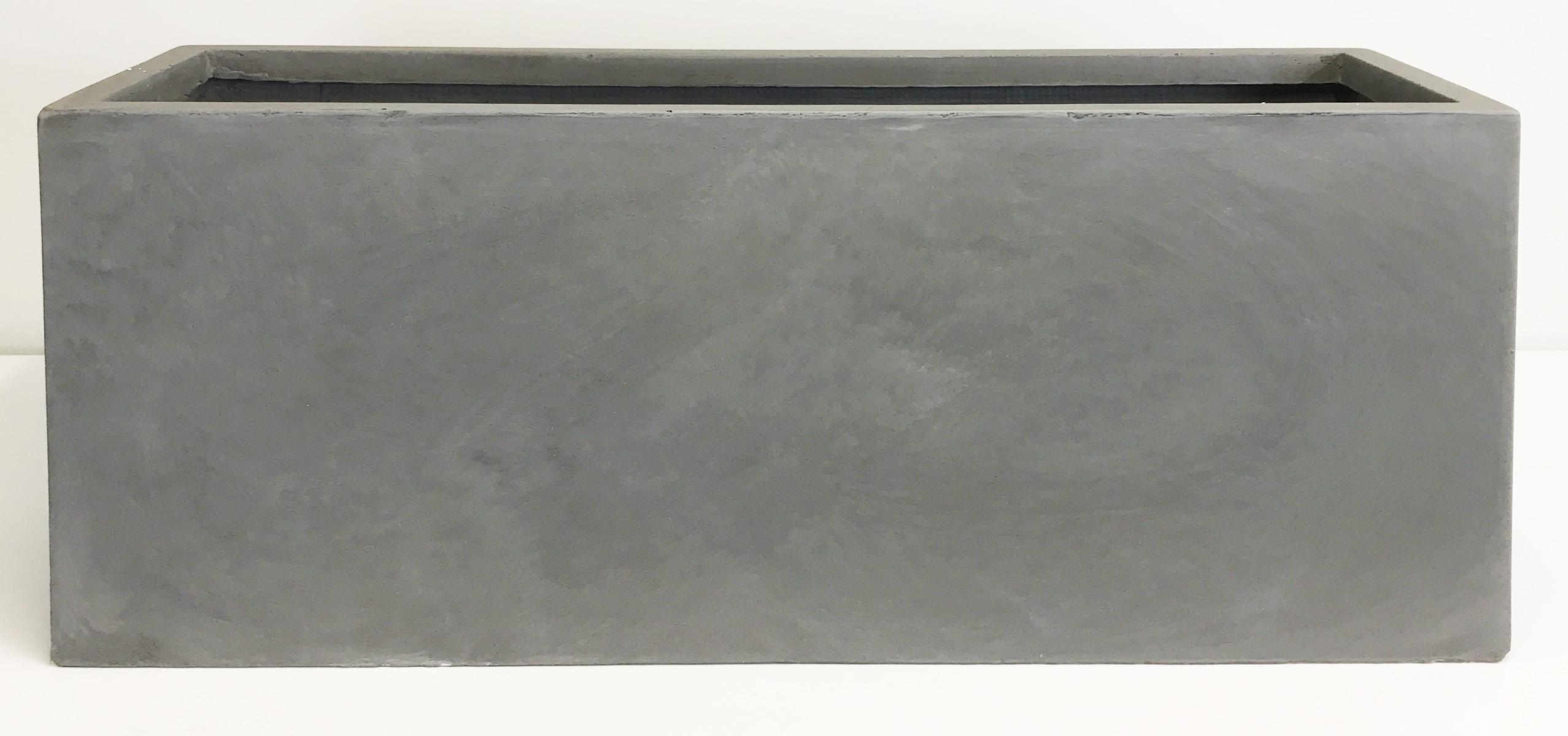 IDEALIST Lite Contemporary Light Concrete High Trough Planter