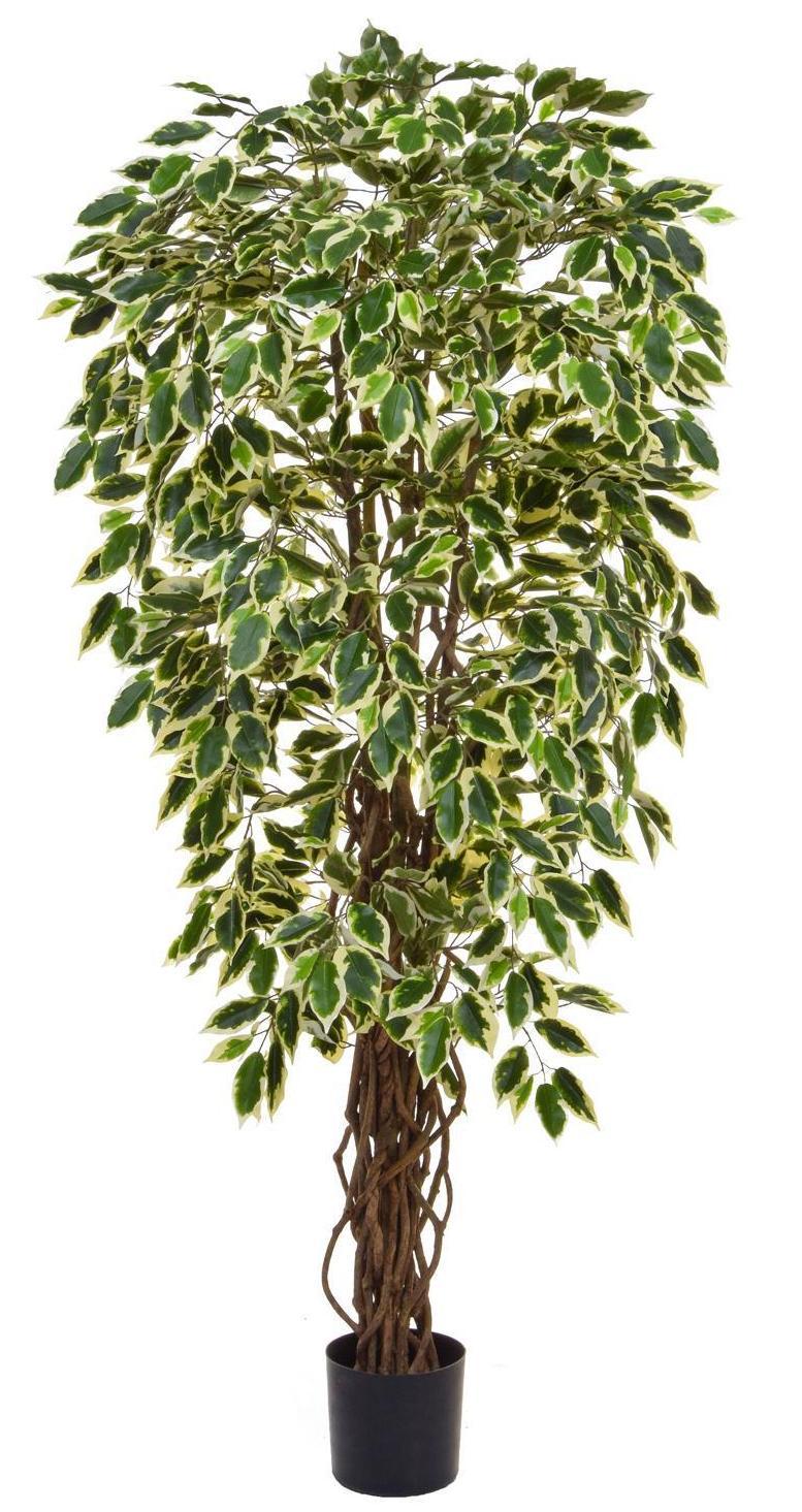 Ficus Liana Variegated Flame Retardant Artificial Tree Plant
