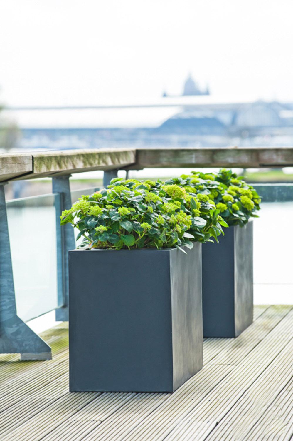 Raised Fiberstone Trough Planter by Idealist Premium JORT