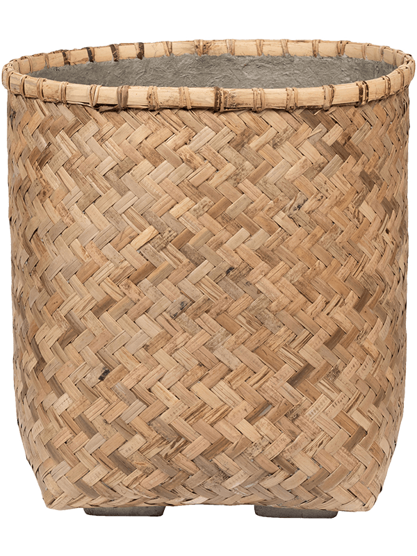 Bohemian Zayn S Bamboo Round Planter