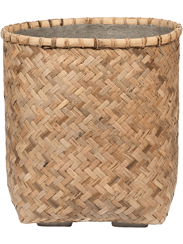 Bohemian Zayn S Bamboo Round Planter
