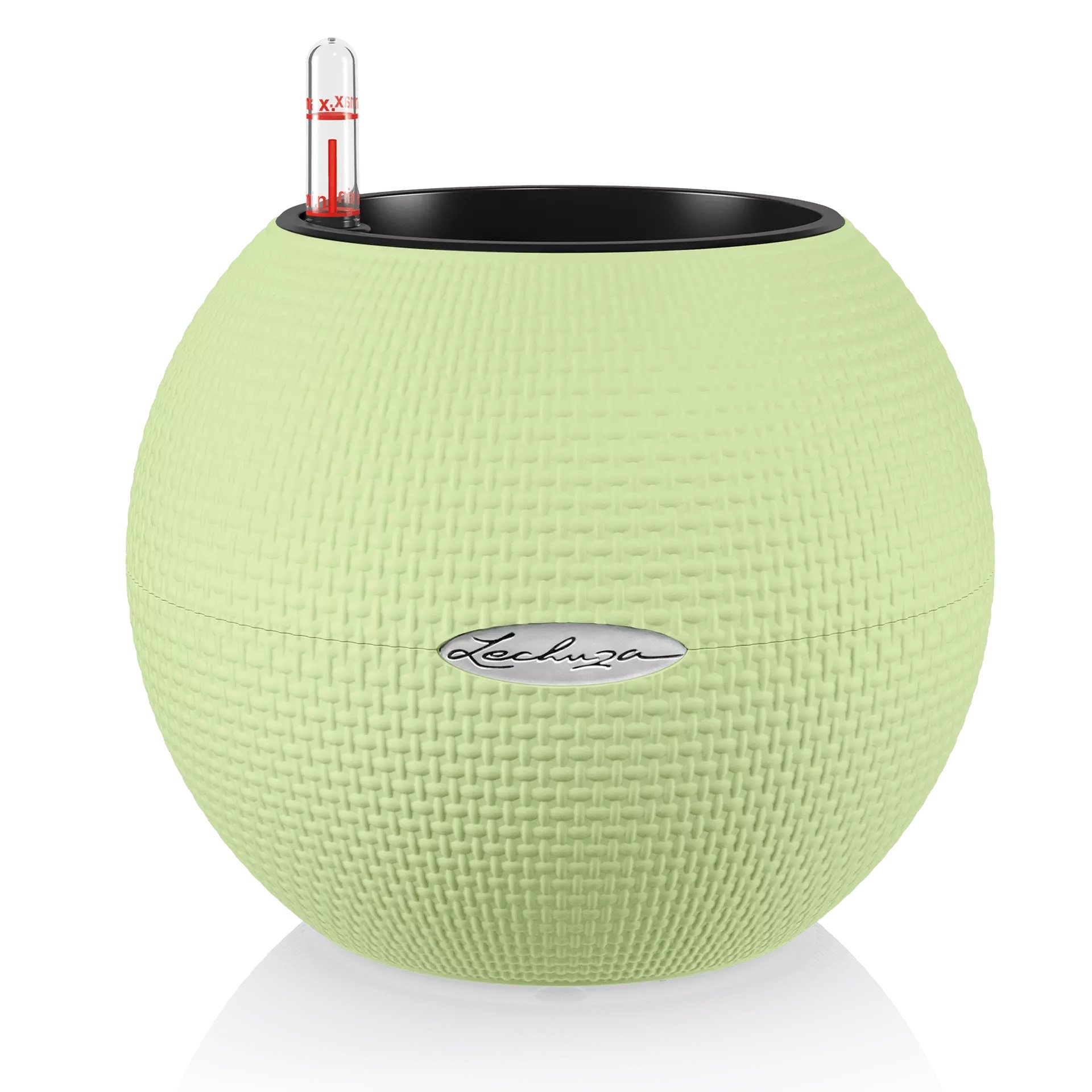 LECHUZA PURO Color Round Poly Resin Self-watering Planter