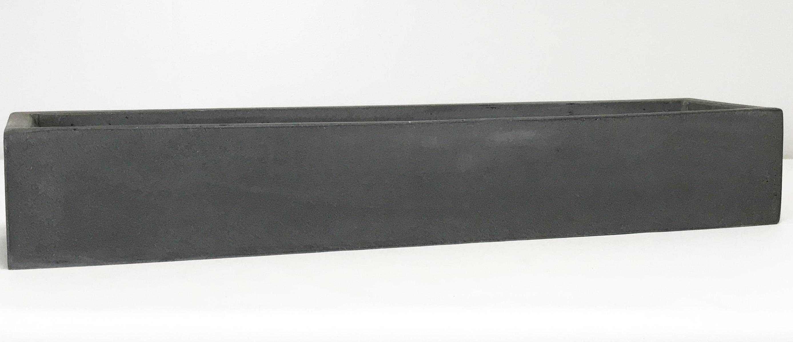 WINDOW BOX Fiberstone Slim Low Planter by Idealist Premium Balcony