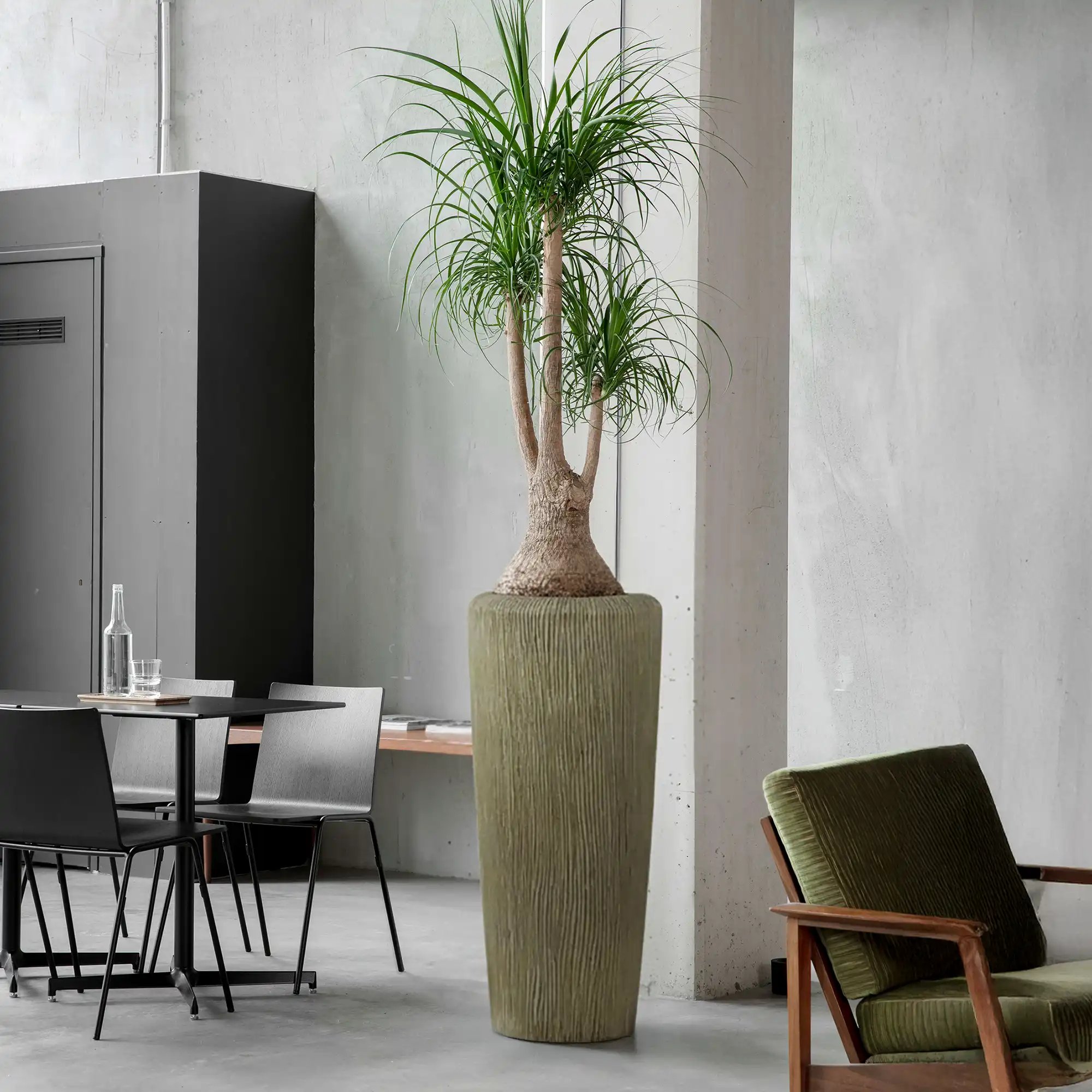 Composits Twist Vase Round Tall Planter Pot IN\OUT