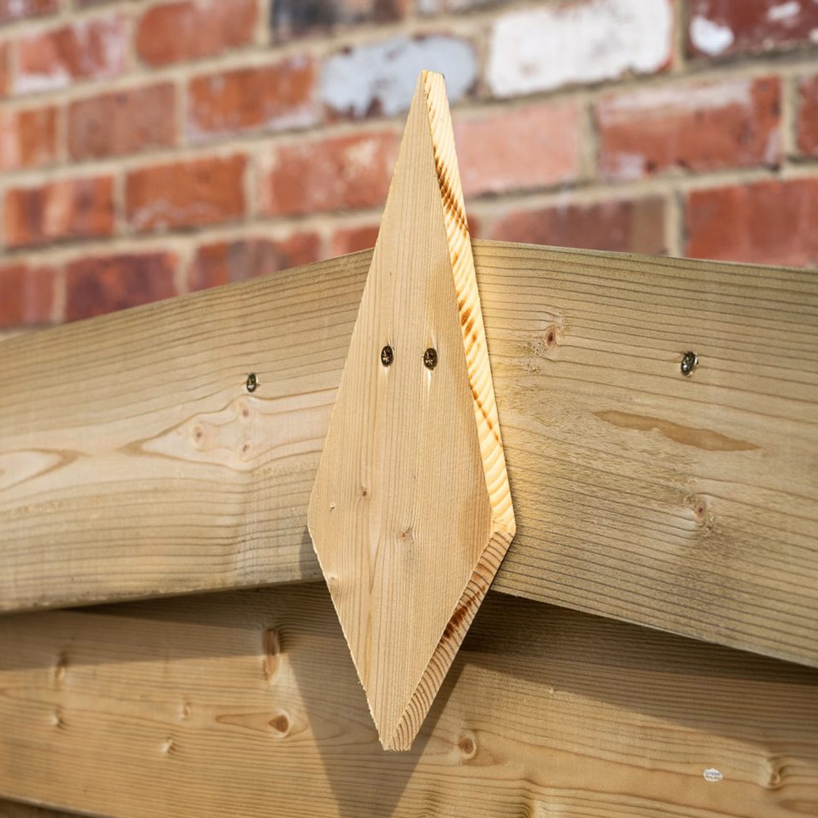 Outdoor Wooden Overlap Presssure Treated Apex Log Store by Forest Garden