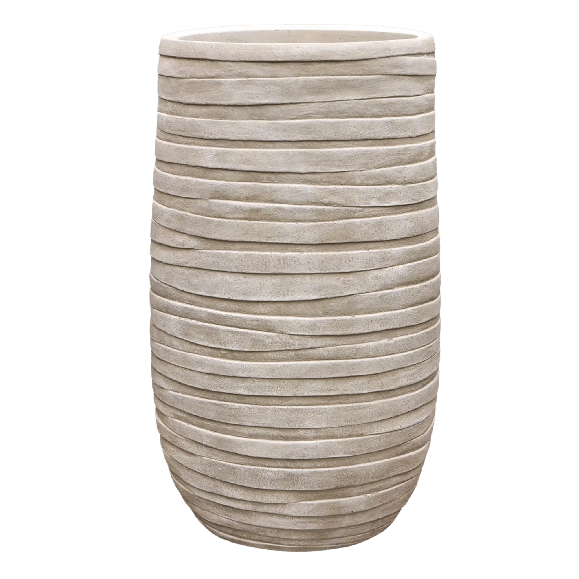 Tornado Fibreclay Tall Planter | Indoor and Outdoor Plant Pot