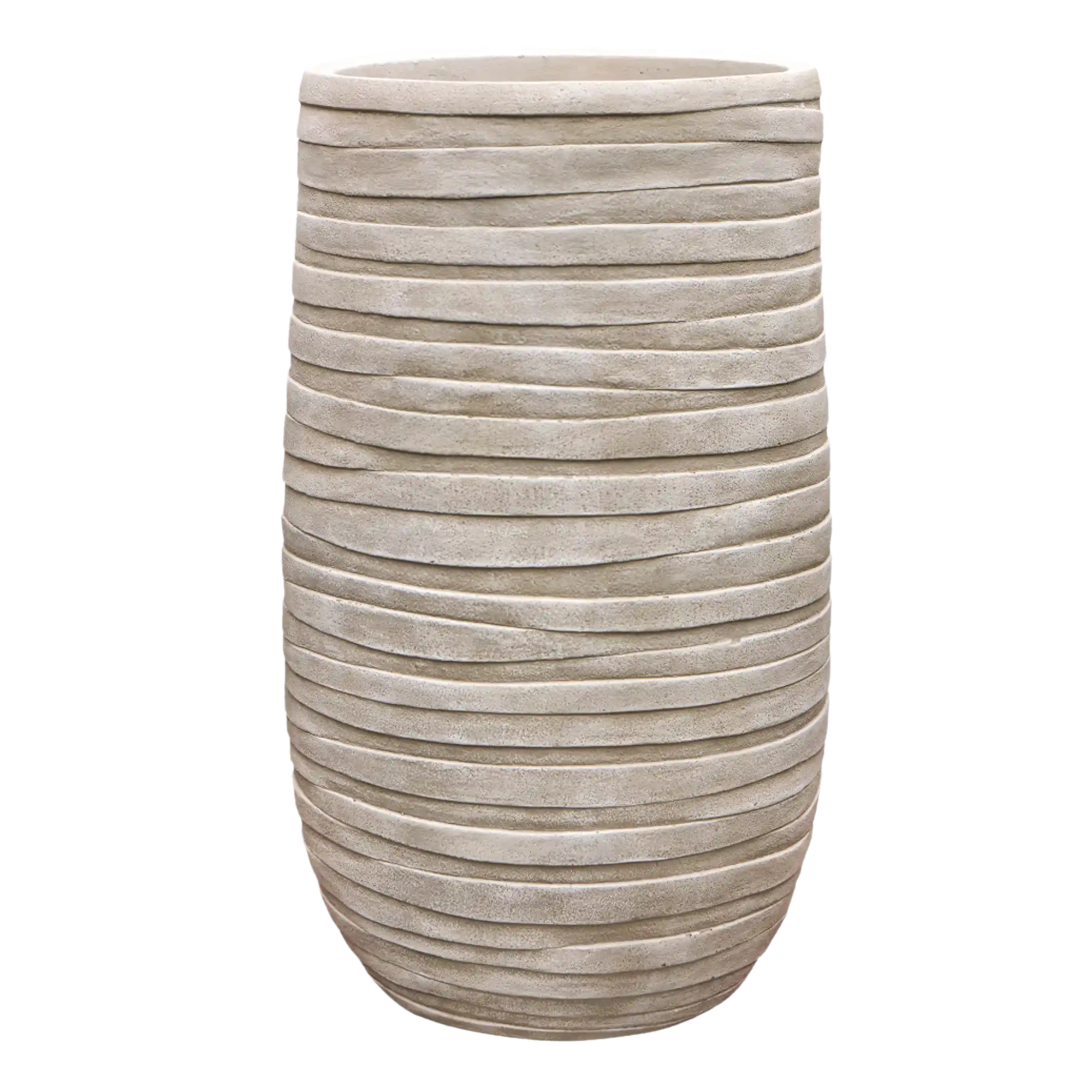 Tornado Fibreclay Tall Planter | Indoor and Outdoor Plant Pot