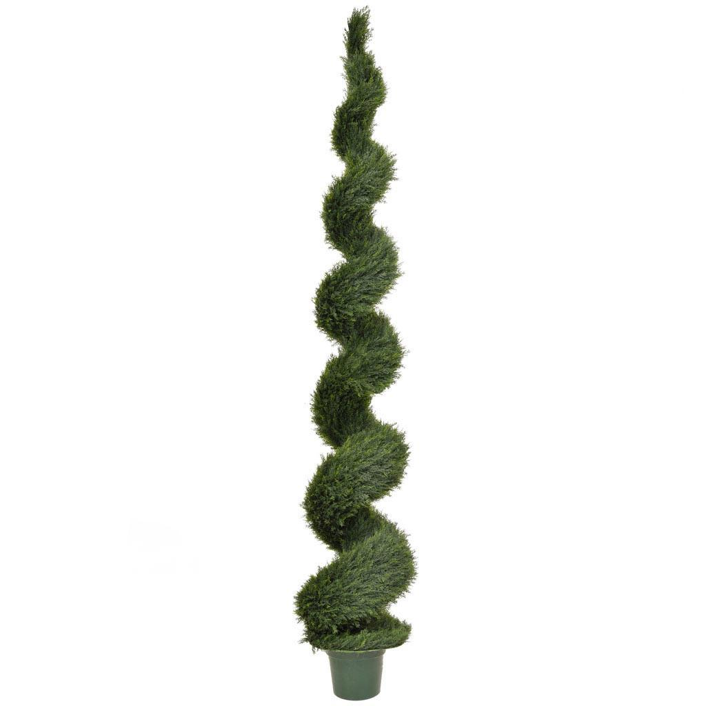 Topiary Cedar Spiral UV-resistant Artificial Tree Plant