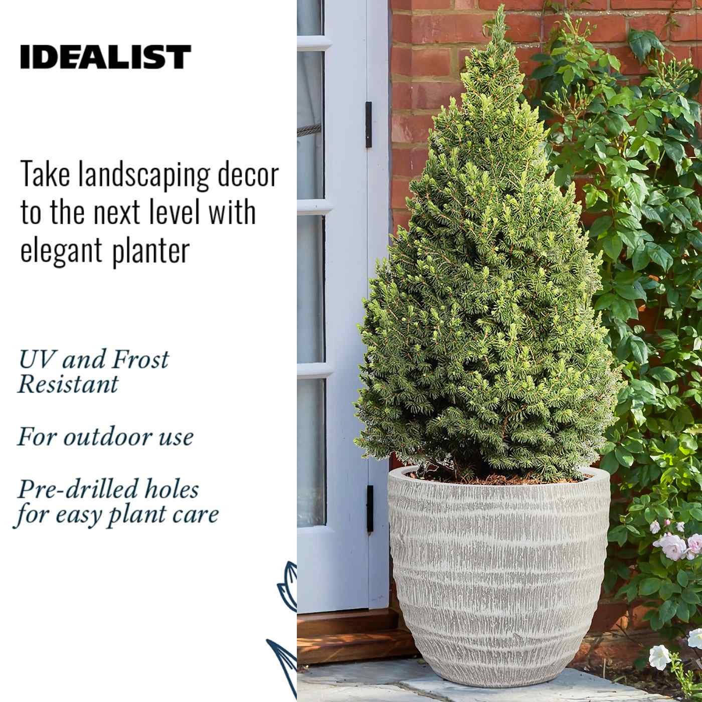 IDEALIST Lite Straw Plaited Style Egg Planter