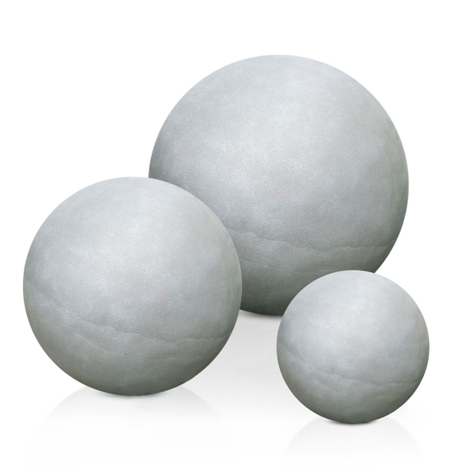 Set of IDEALIST Lite Concrete Effect Outdoor Garden Decorative Balls