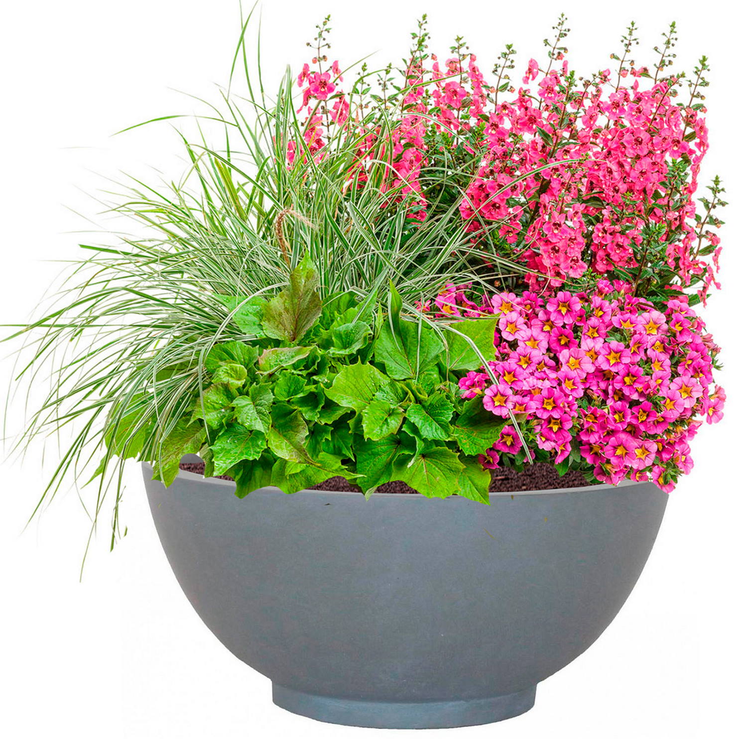 IDEALIST Lite Dish Style Smooth Bowl Outdoor Planter