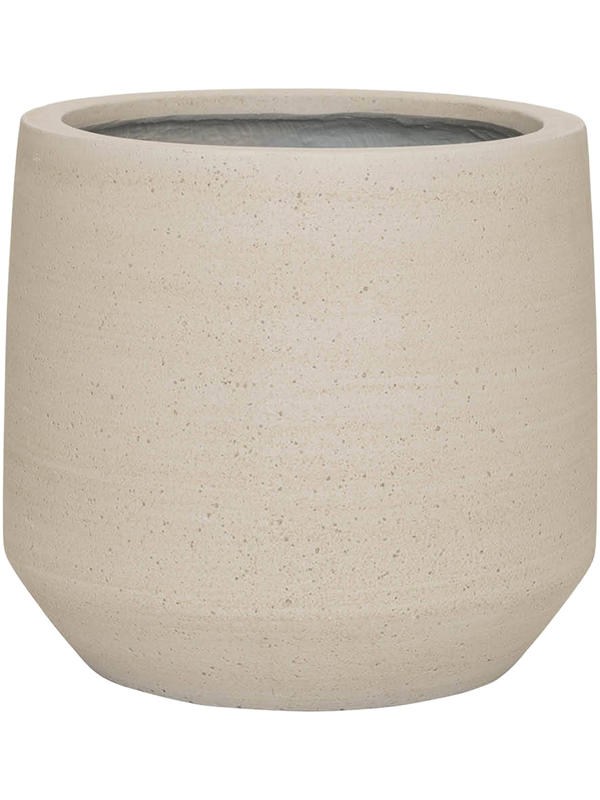 Cement & Stone Tapered Round Planter | Indoor and Outdoor Plant Pot