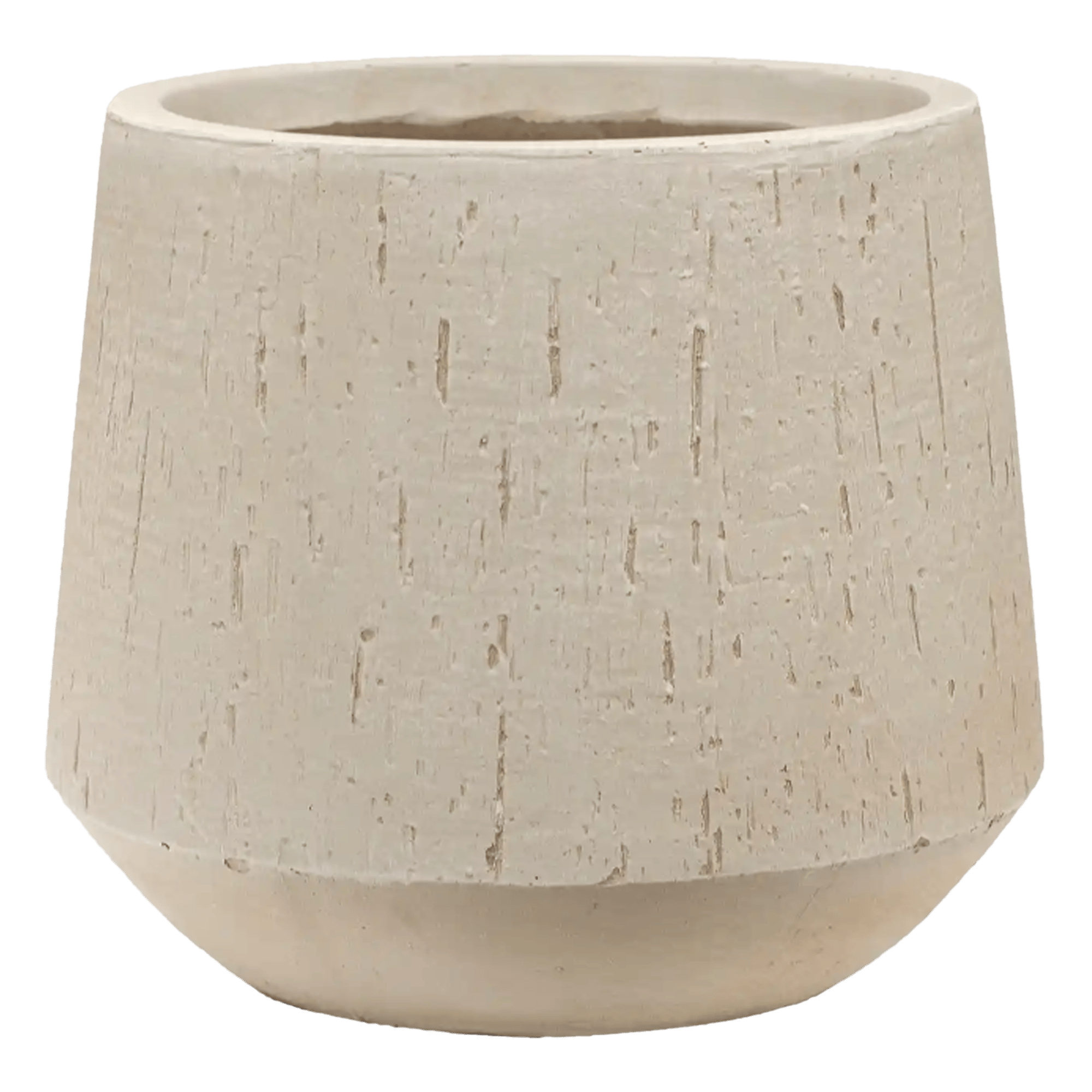 Raindrop Fibreclay Planter | Tapered Indoor and Outdoor Plant Pot