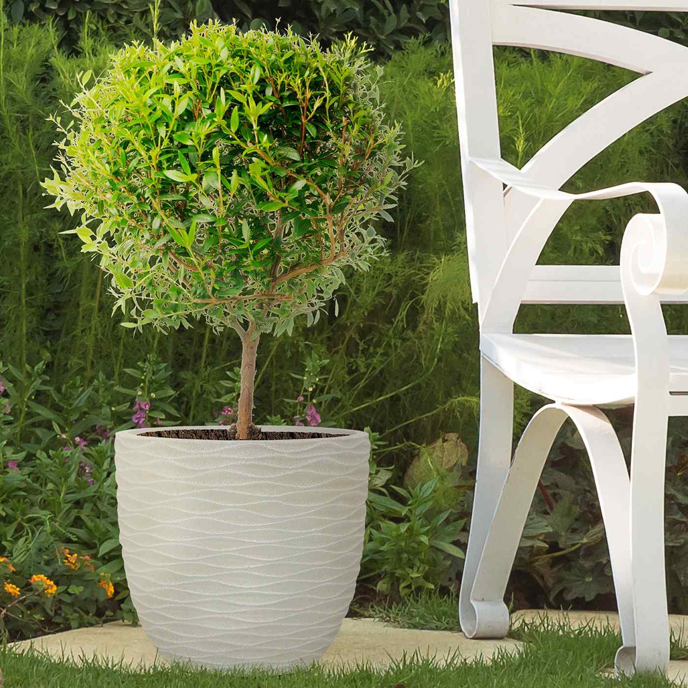 IDEALIST Lite Wave Style Outdoor Egg Planter