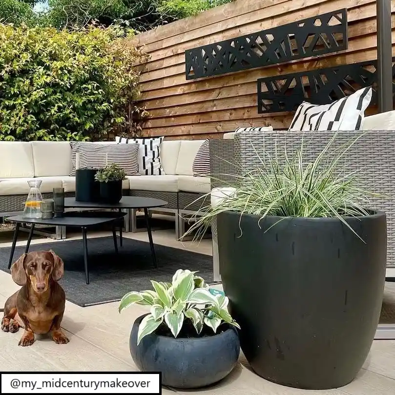 IDEALIST Lite Contemporary Light Concrete Egg Planter