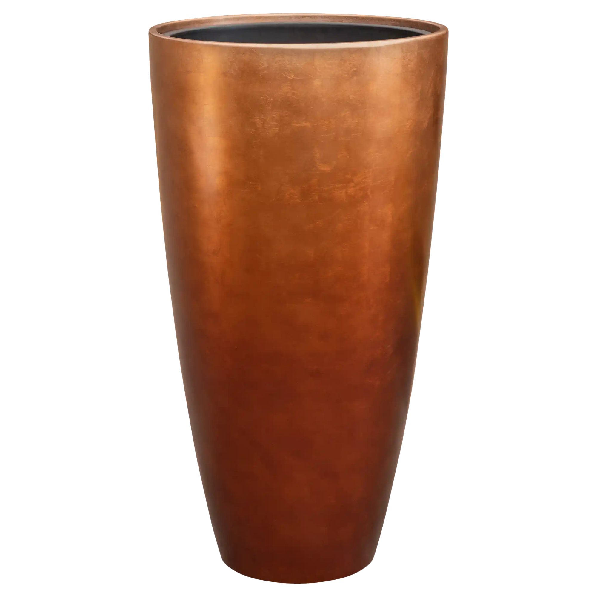 Silver Leaf Tall Planter + Liner | Indoor Plant Pot Vase