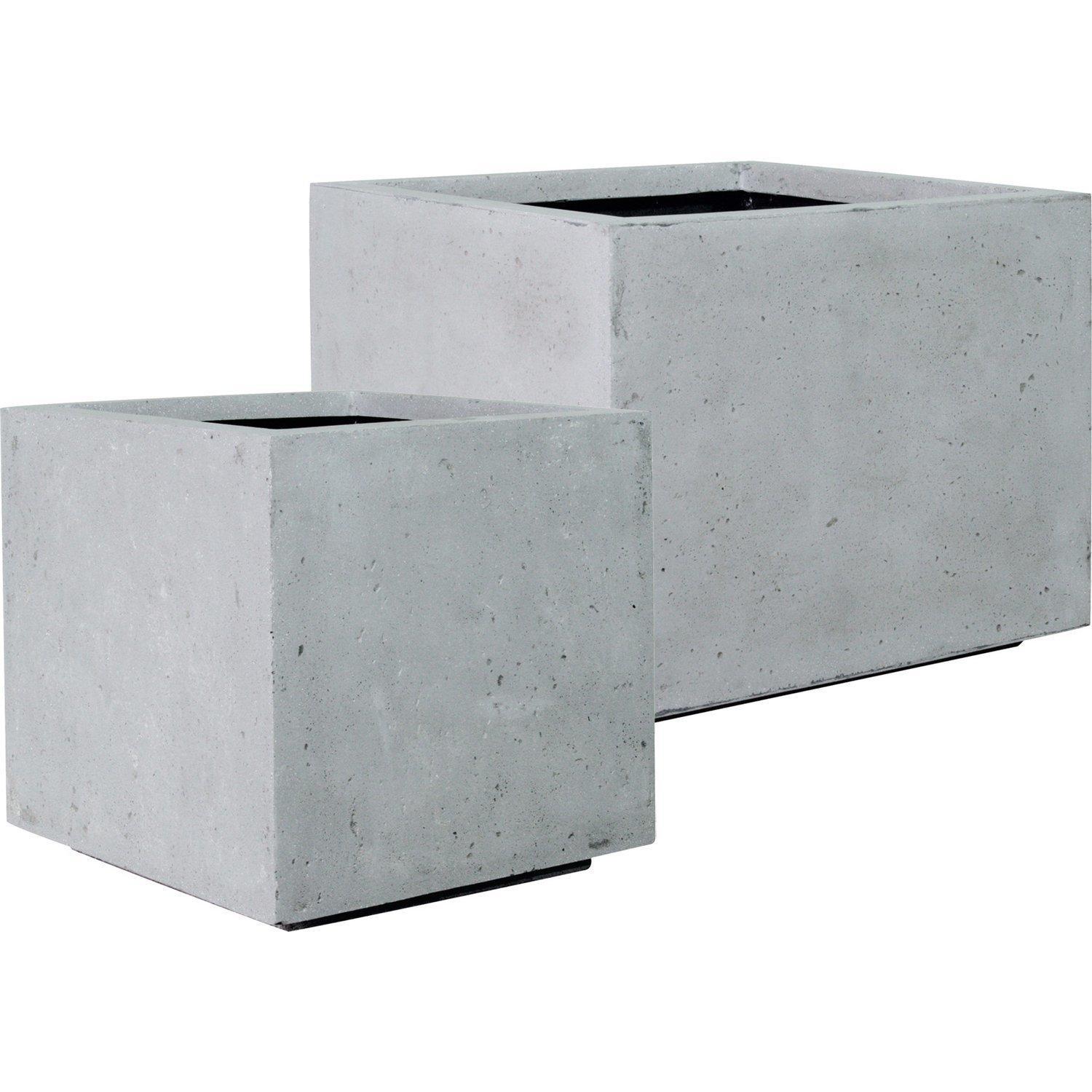 Square Polystone Jumbo Planter by Fleur Ami