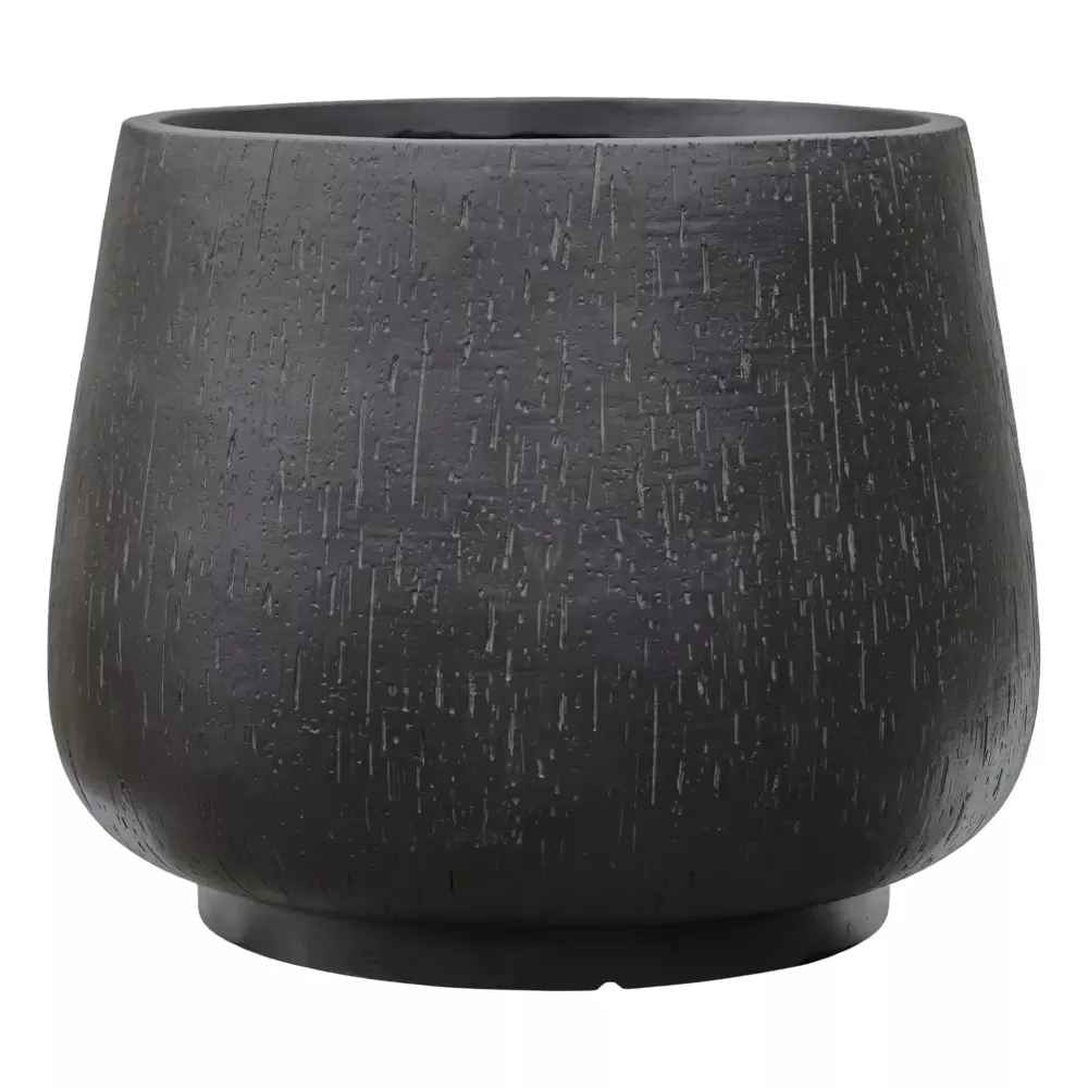 Raindrop Fibreclay Planter | Round Indoor and Outdoor Plant Pot