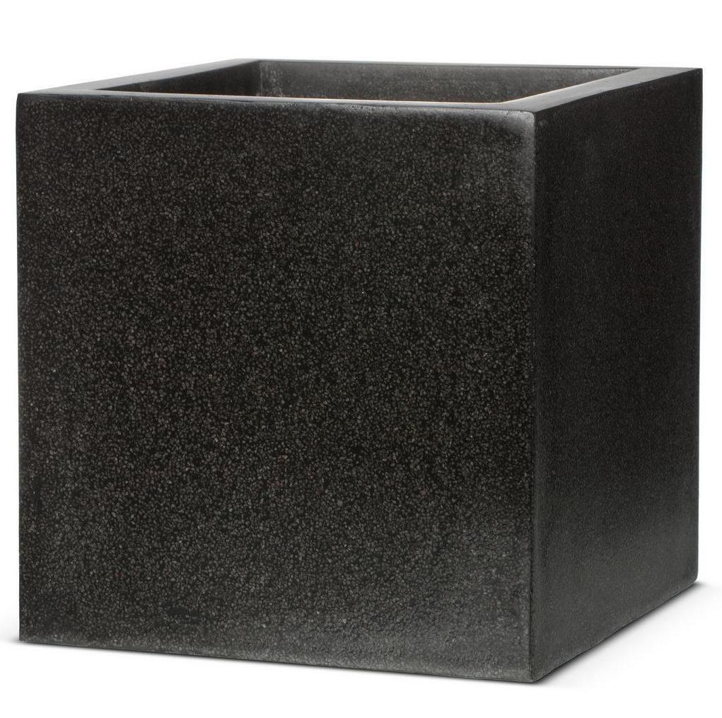 Square Fiberstone Contemporary Planter by Cadix Capi Lux