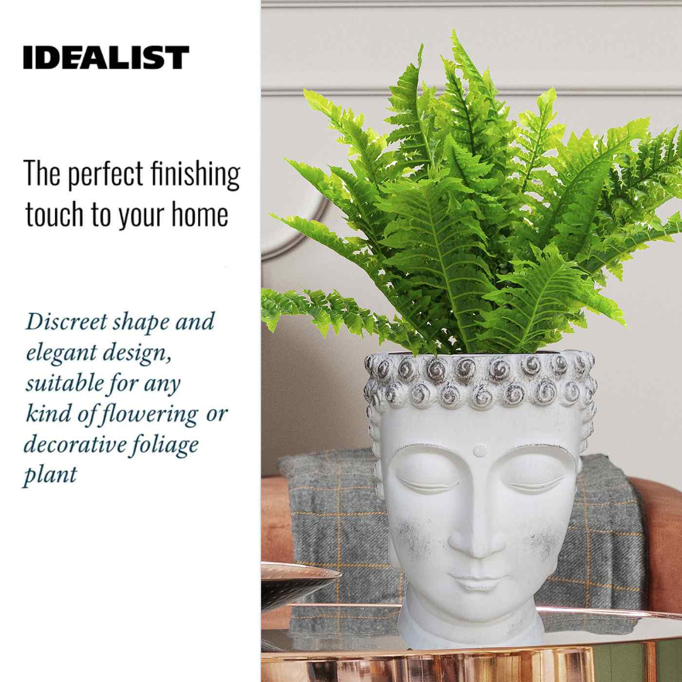 IDEALIST Lite Buddha Face Plant Pot Indoor