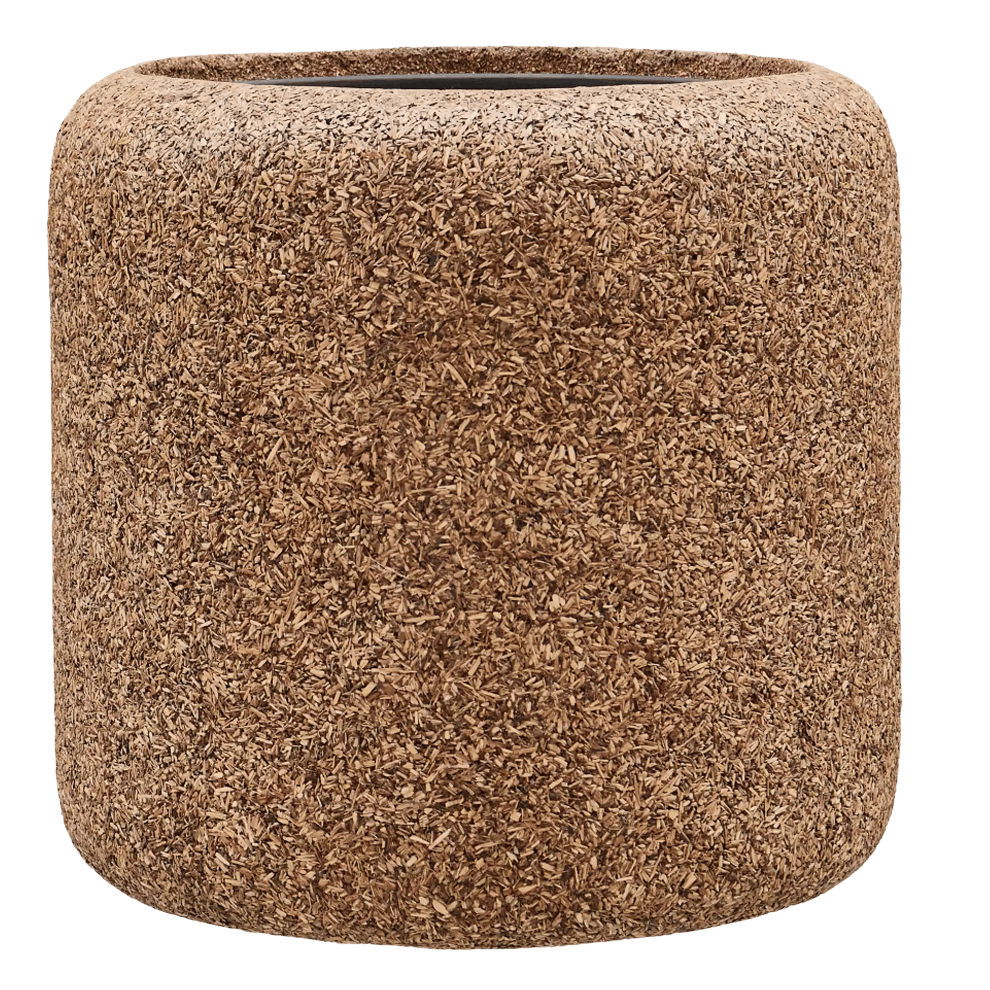 Naturescast Cylinder Planter + Liner | Natural Indoor Plant Pot