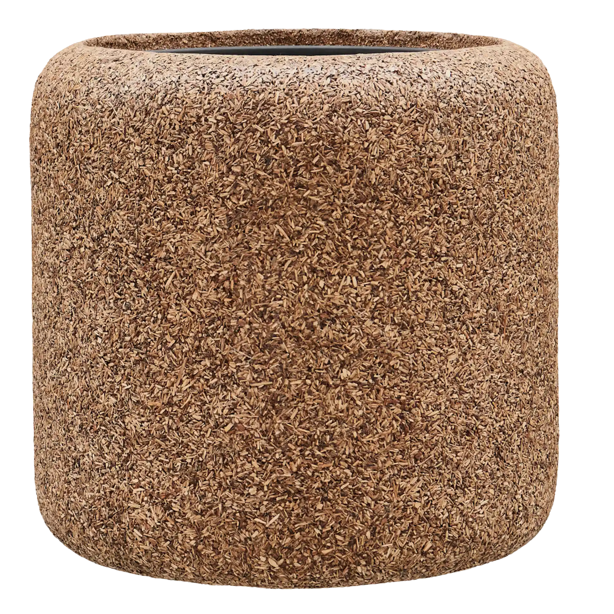 Naturescast Cylinder Planter + Liner | Natural Indoor Plant Pot