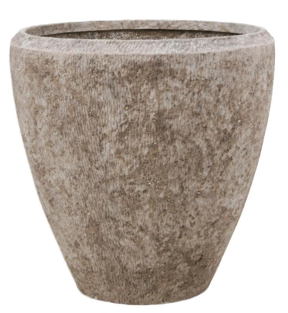 Composits Polystone Rock Couple Round Indoor Planter Pot