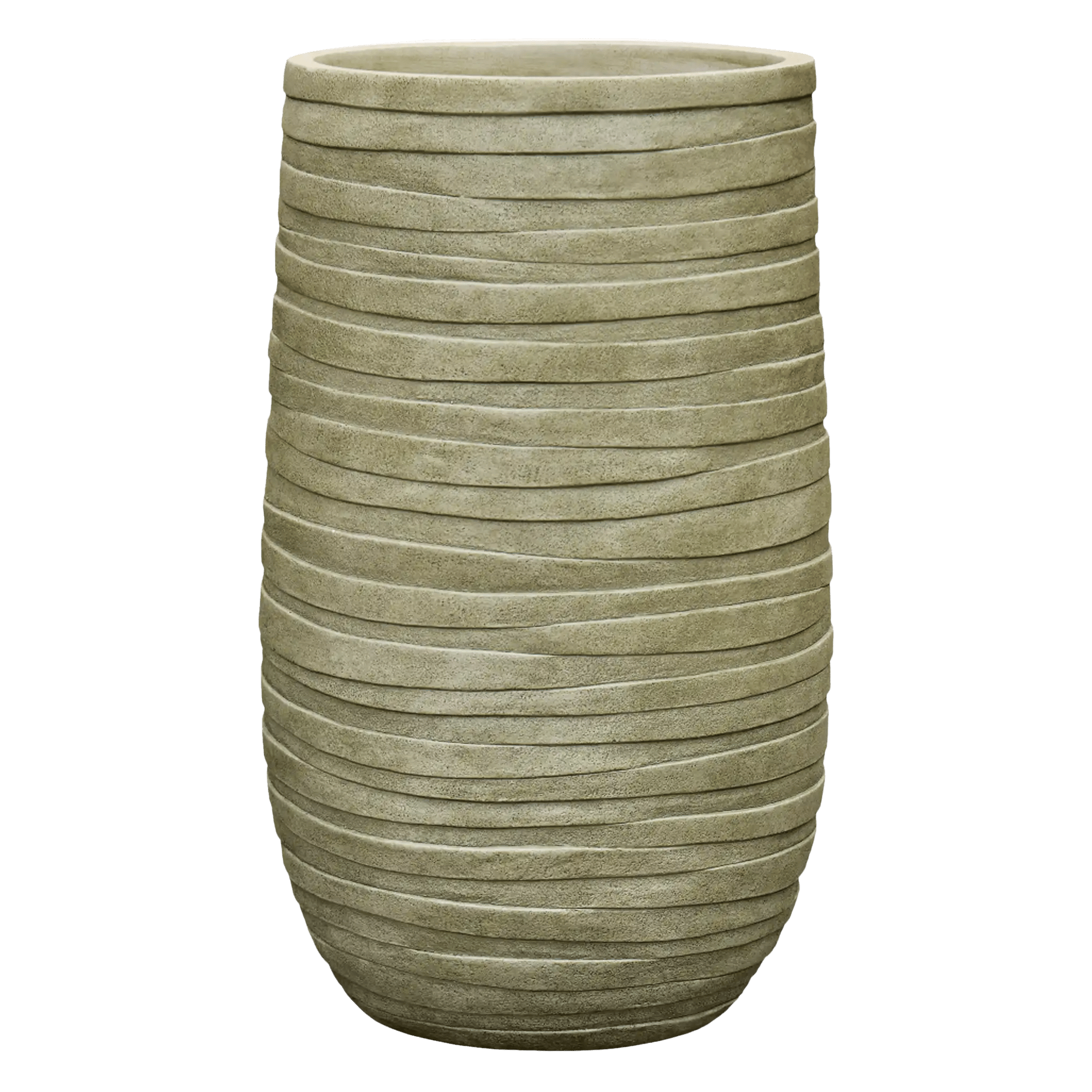 Tornado Fibreclay Tall Planter | Indoor and Outdoor Plant Pot