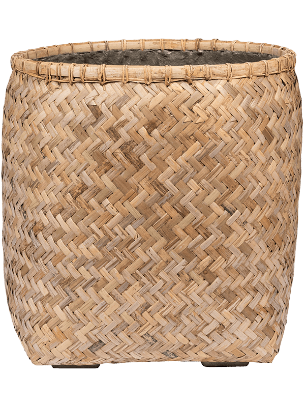 Bohemian Zayn M Bamboo Round Planter