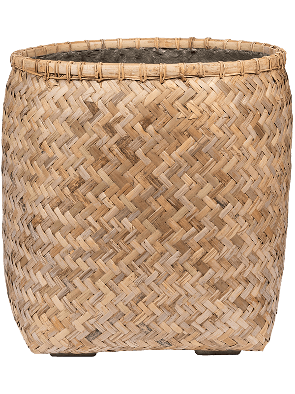 Bohemian Zayn M Bamboo Round Planter