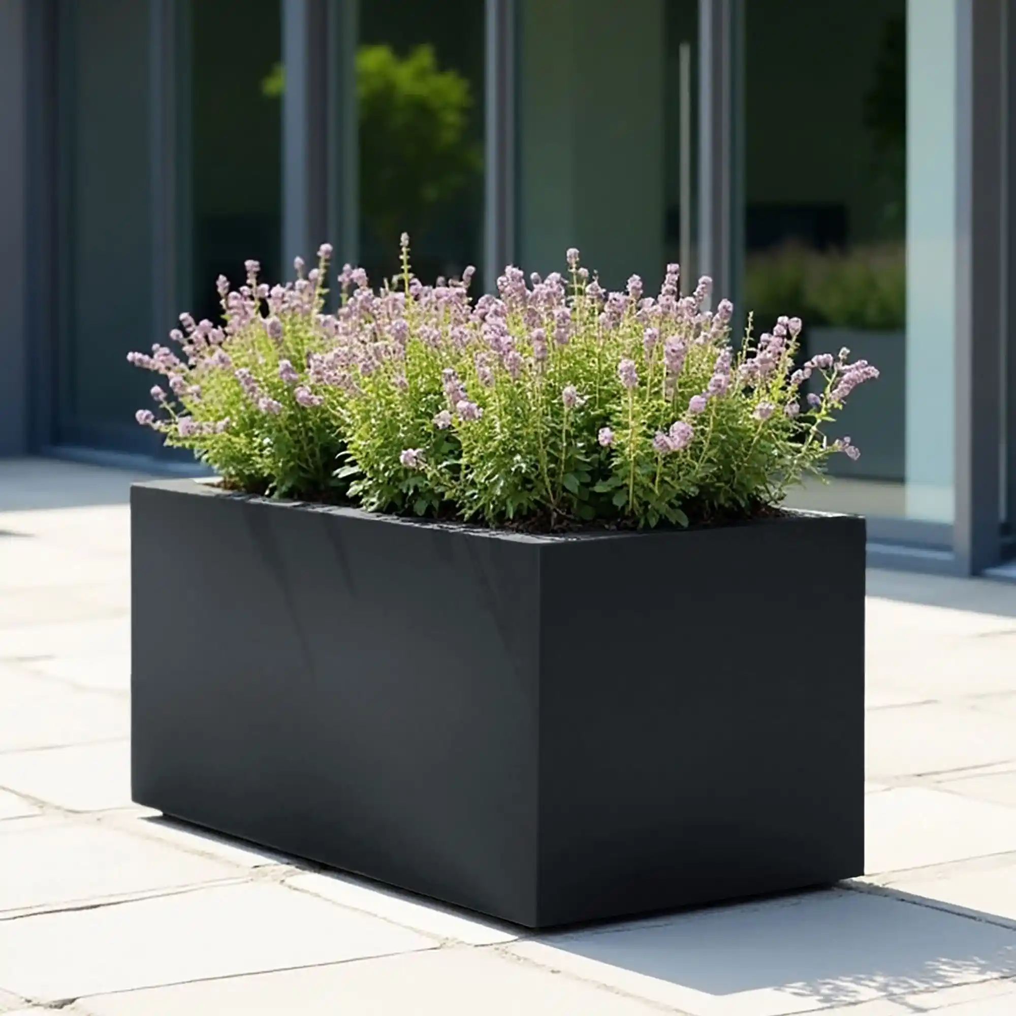 AXIS Trough Outdoor Fiberglass Planter