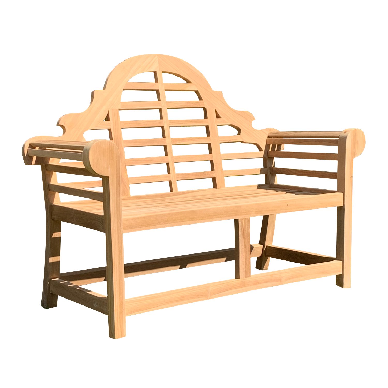 Lutyen Wood Garden Bench by Woodd