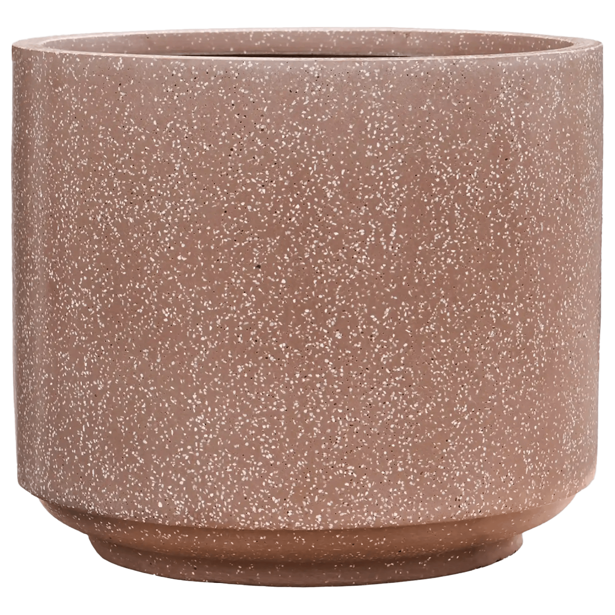 Terrazzo Fiberstone Planter | Cylinder Indoor and Outdoor Plant Pot
