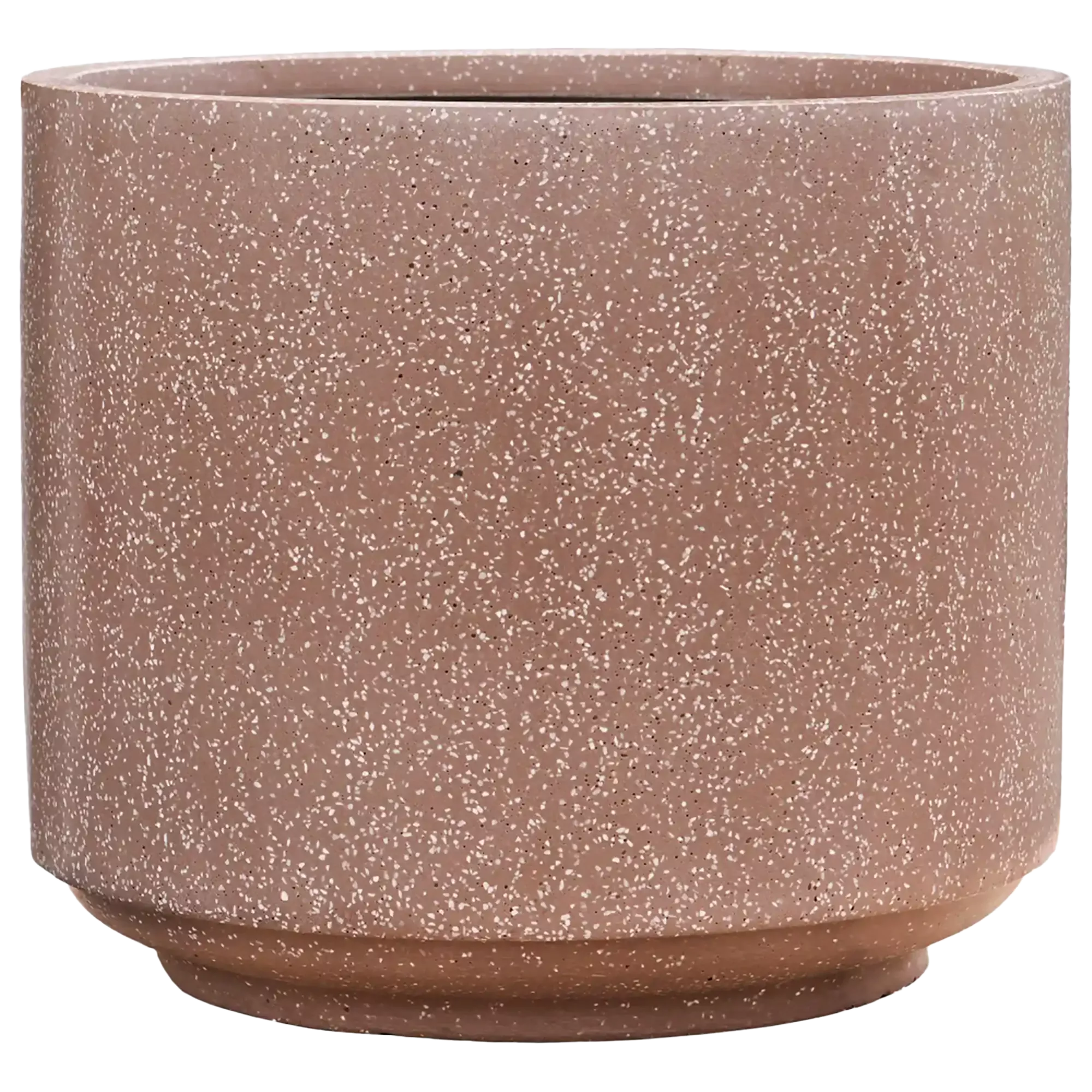 Terrazzo Fiberstone Planter | Cylinder Indoor and Outdoor Plant Pot