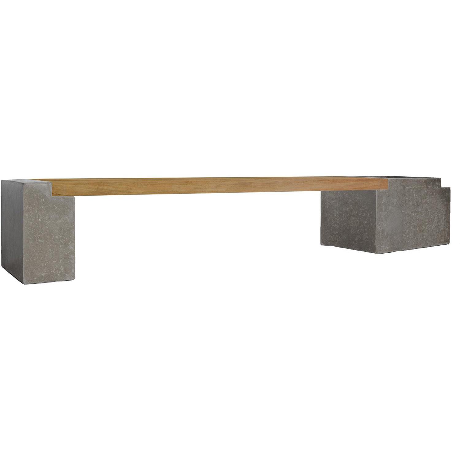 MODULO Fiberglass Trough Planter (center piece)